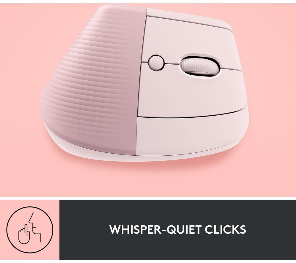 LOGITECH Lift Vertical Ergonomic Optical Mouse - Rose image number 7 of 10