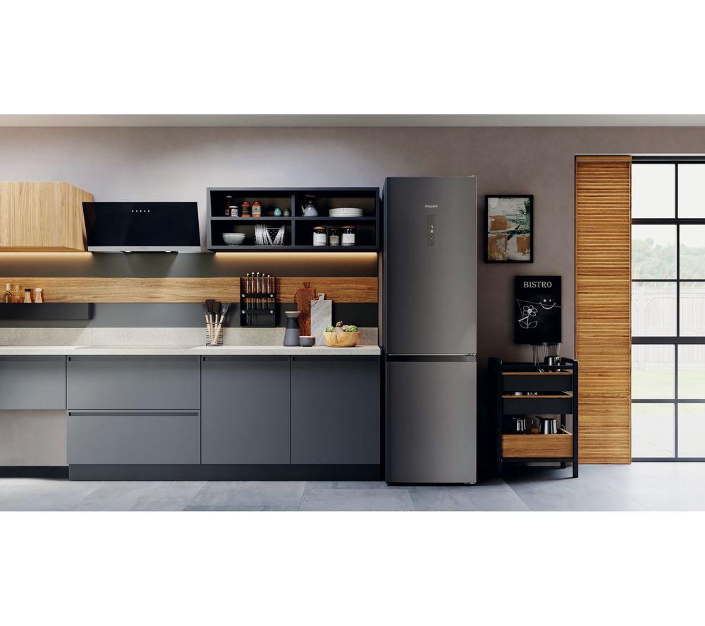 HOTPOINT H7X 93T SK 70/30 Fridge Freezer - Silver image number 9 of 12