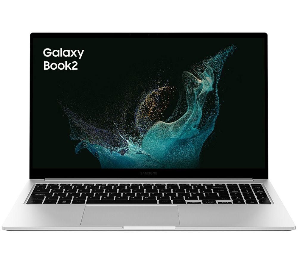 Image of SAMSUNG Galaxy Book2 15.6" Laptop - Intel®Core i5, 512 GB SSD, Silver, Silver/Grey
