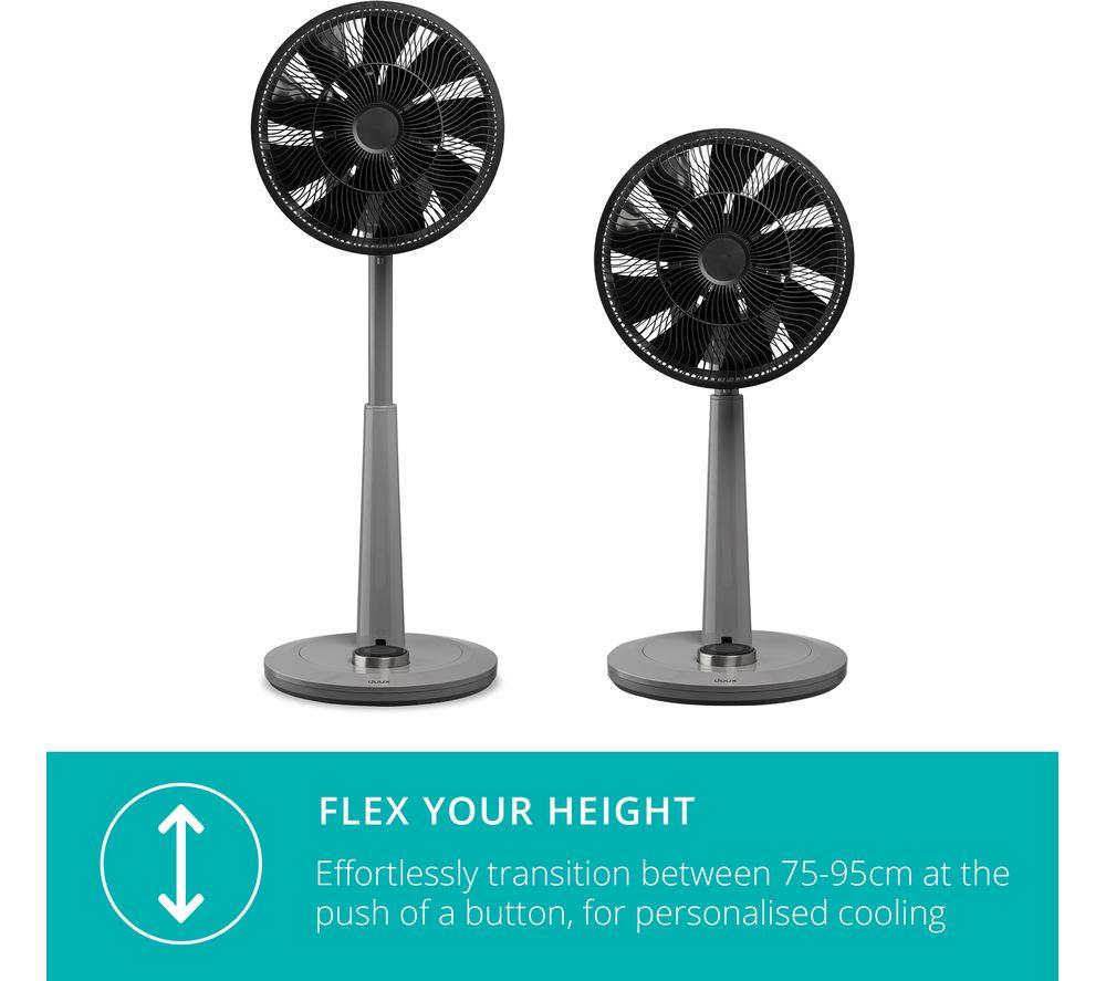 DUUX Whisper DXCF09UK 13.4" Pedestal Fan - Grey image number 2 of 12