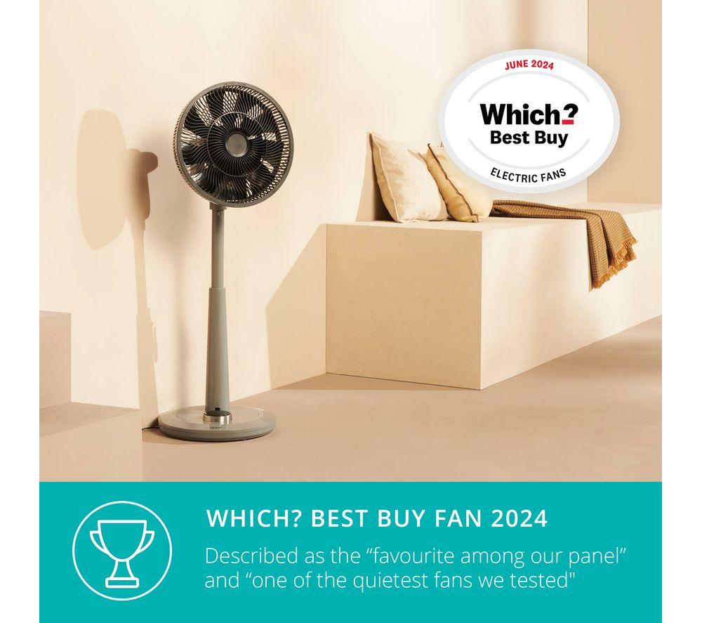 DUUX Whisper DXCF09UK 13.4" Pedestal Fan - Grey image number 3 of 12