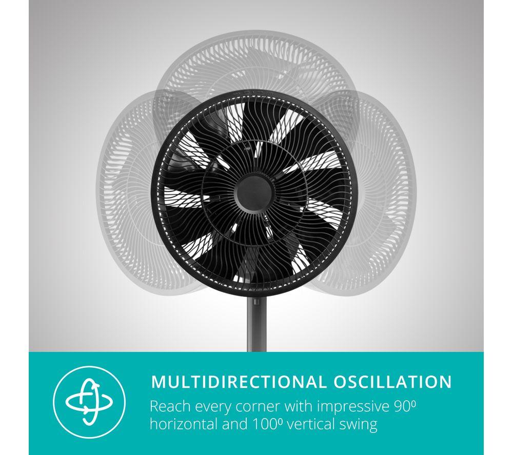 DUUX Whisper DXCF09UK 13.4" Pedestal Fan - Grey image number 5 of 12