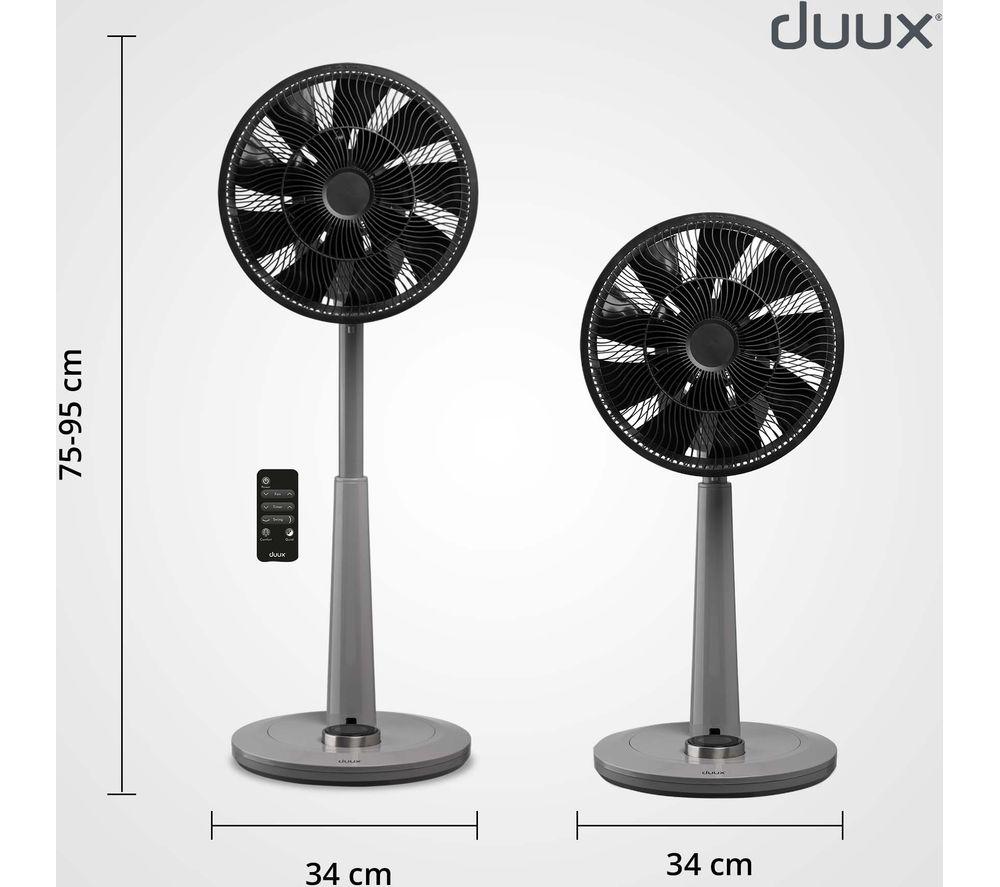 DUUX Whisper DXCF09UK 13.4" Pedestal Fan - Grey image number 10 of 12