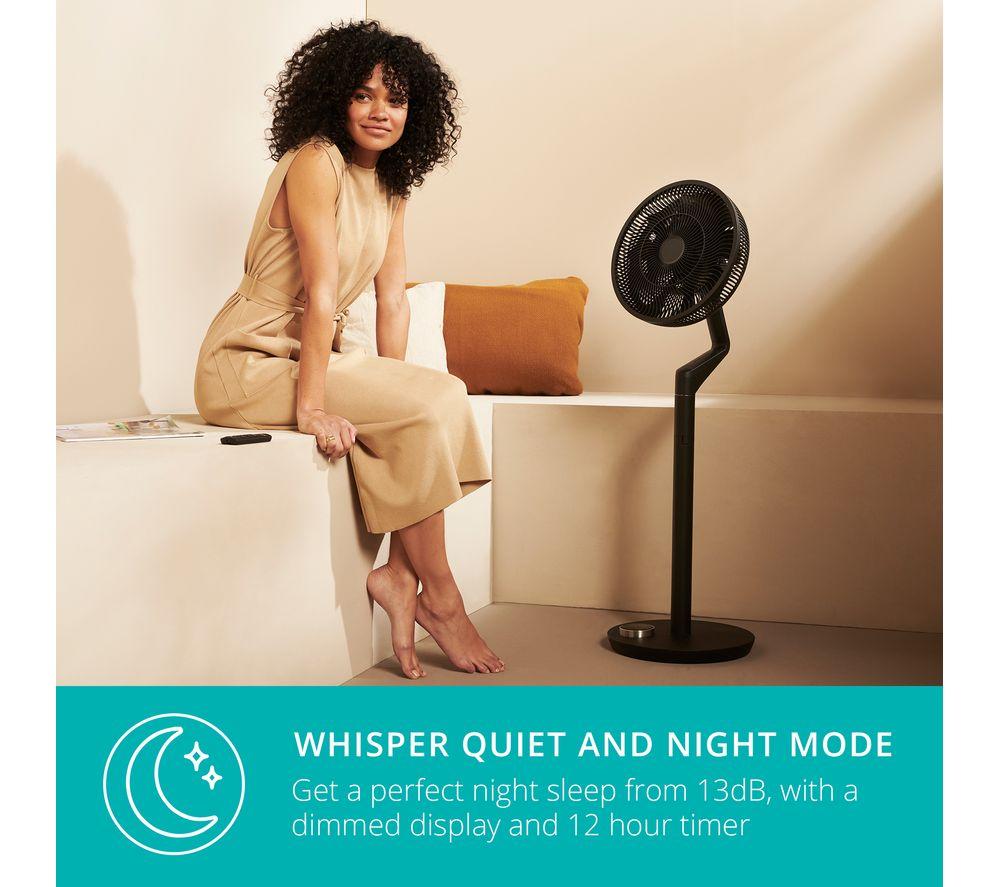DUUX Whisper Flex Ultimate DXCF14UK 13.8" Smart Cordless Pedestal Fan - Black image number 7 of 12