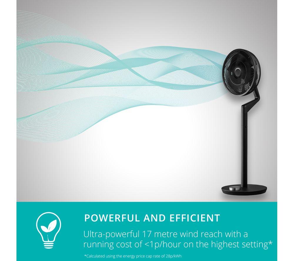 DUUX Whisper Flex Ultimate DXCF14UK 13.8" Smart Cordless Pedestal Fan - Black image number 8 of 12