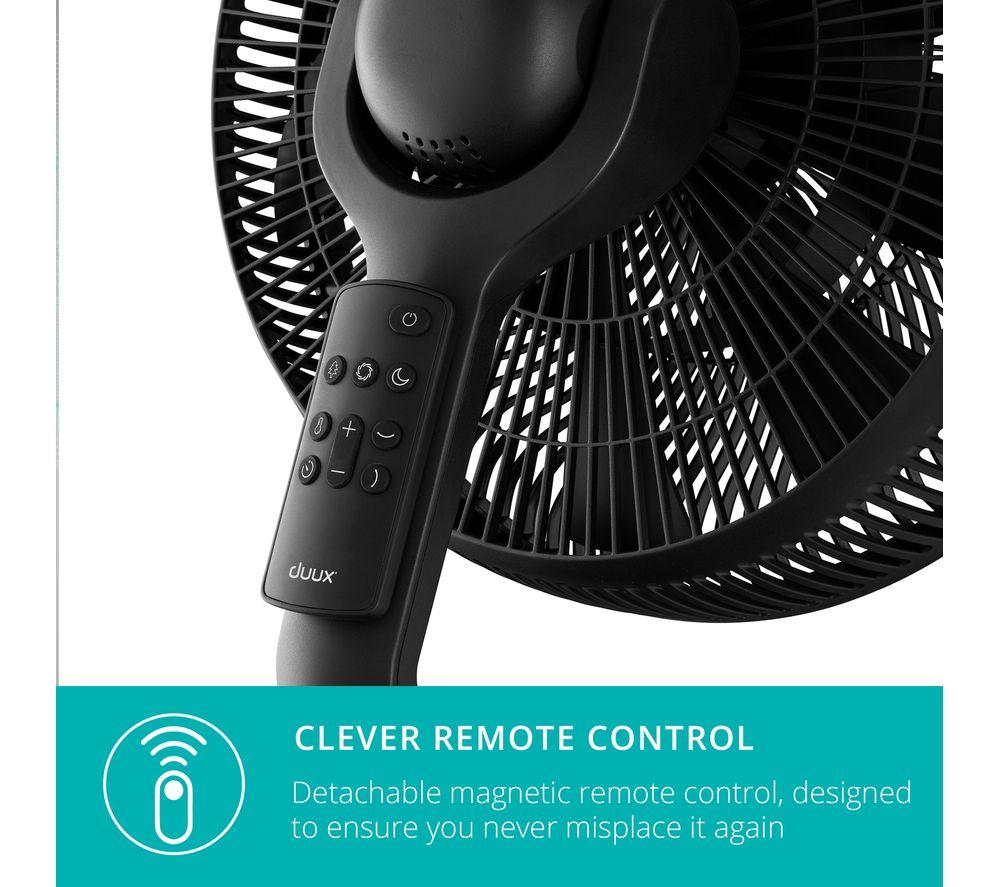 DUUX Whisper Flex Ultimate DXCF14UK 13.8" Smart Cordless Pedestal Fan - Black image number 9 of 12