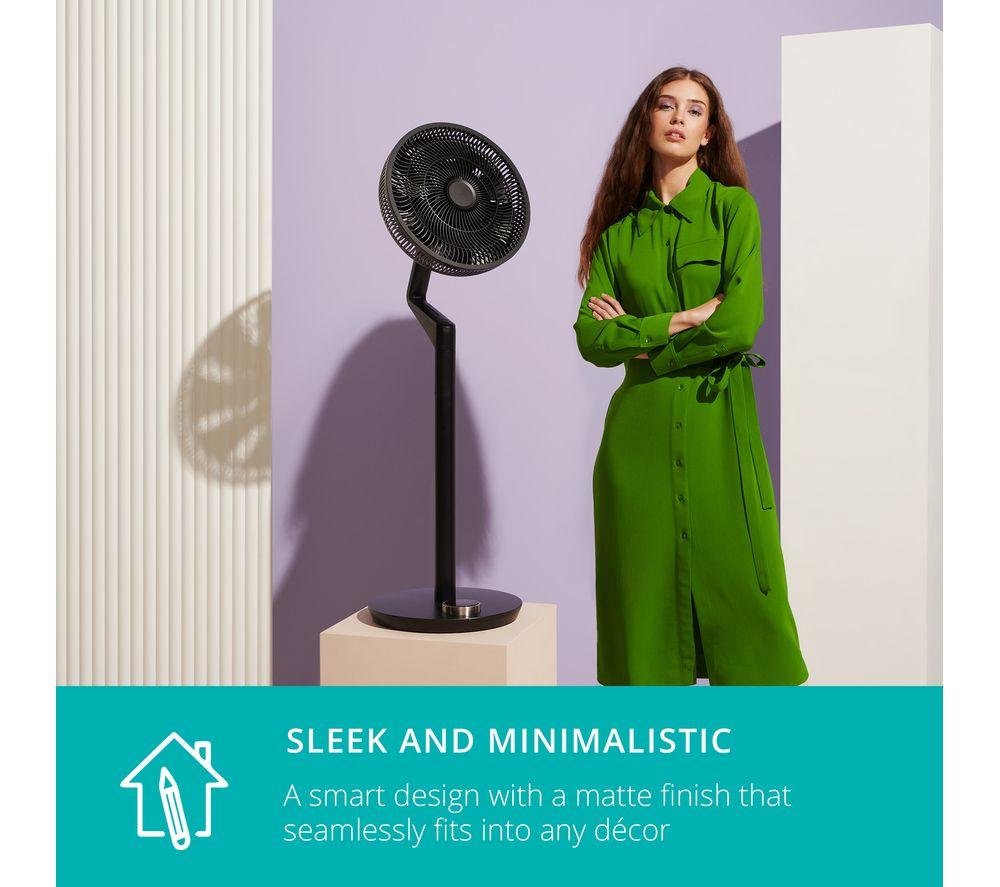 DUUX Whisper Flex Ultimate DXCF14UK 13.8" Smart Cordless Pedestal Fan - Black image number 10 of 12