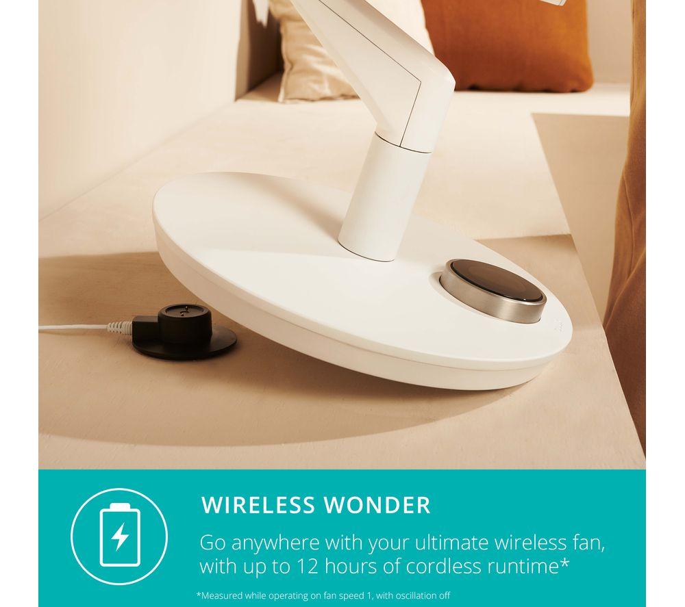 DUUX Whisper Flex Ultimate DXCF15UK 13.8&rdquo; Smart Cordless Pedestal Fan with Battery Pack - White image number 3 of 12