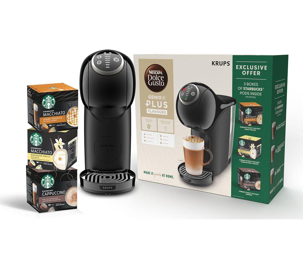 DOLCE GUSTO by Krups Genio S Plus KP340841 Starbucks Bundle Coffee