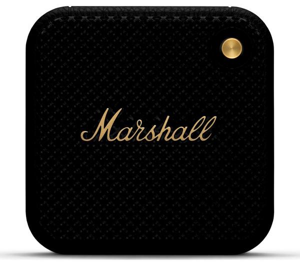 Buy MARSHALL Willen Portable Bluetooth Speaker - Black & Brass | CurrysIE