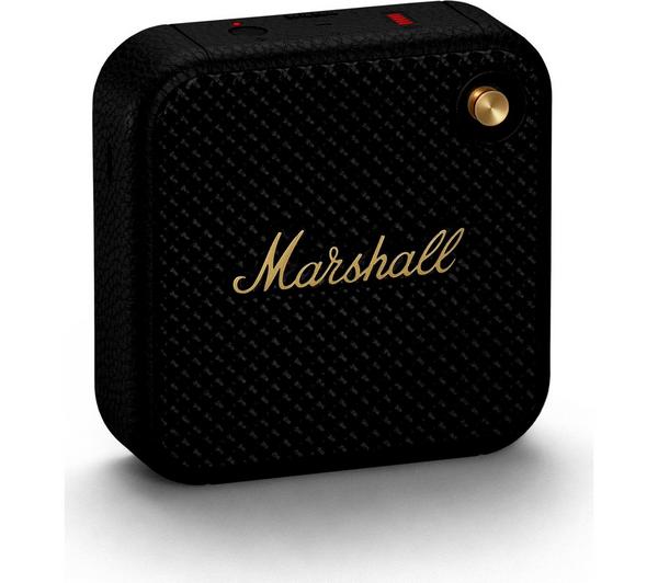 Buy MARSHALL Willen Portable Bluetooth Speaker - Black & Brass | CurrysIE
