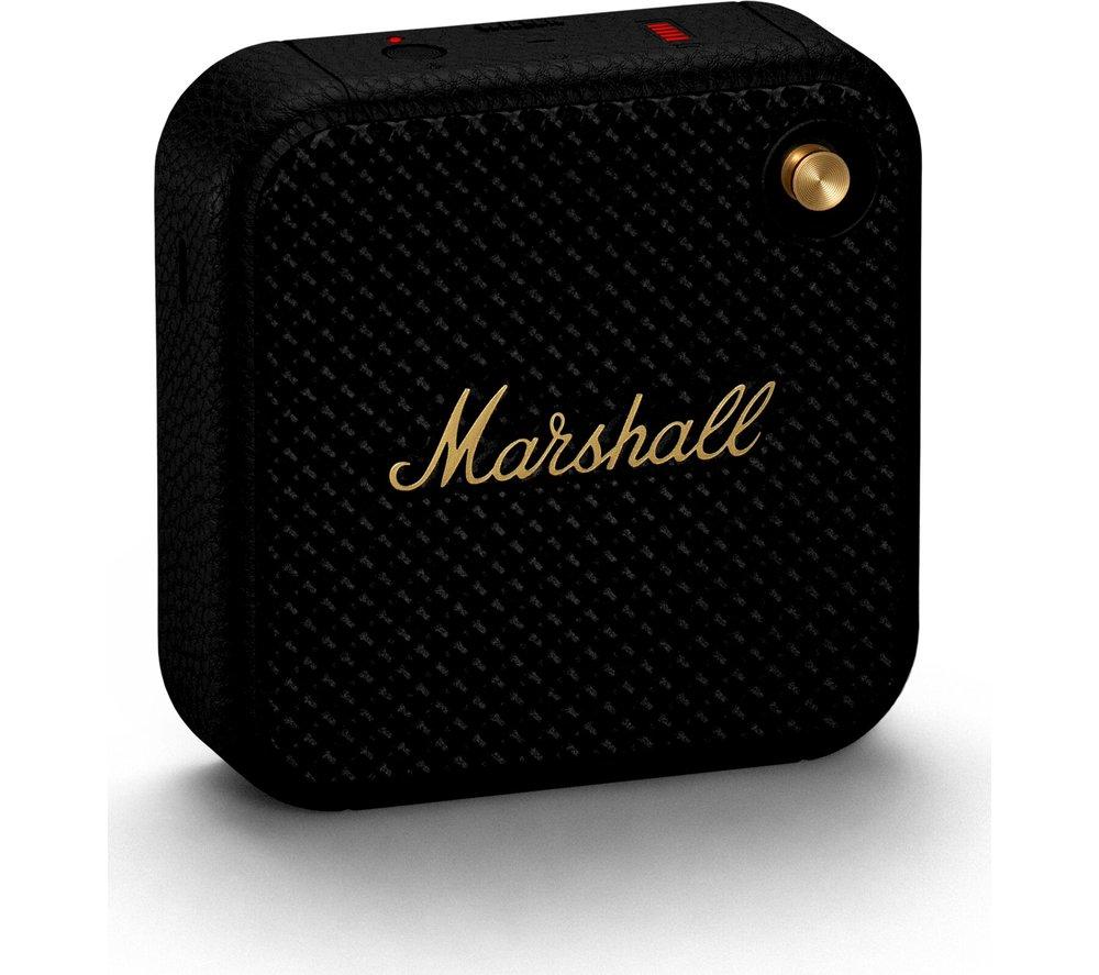 & Buy Brass MARSHALL Willen Black Speaker | CurrysIE Portable - Bluetooth