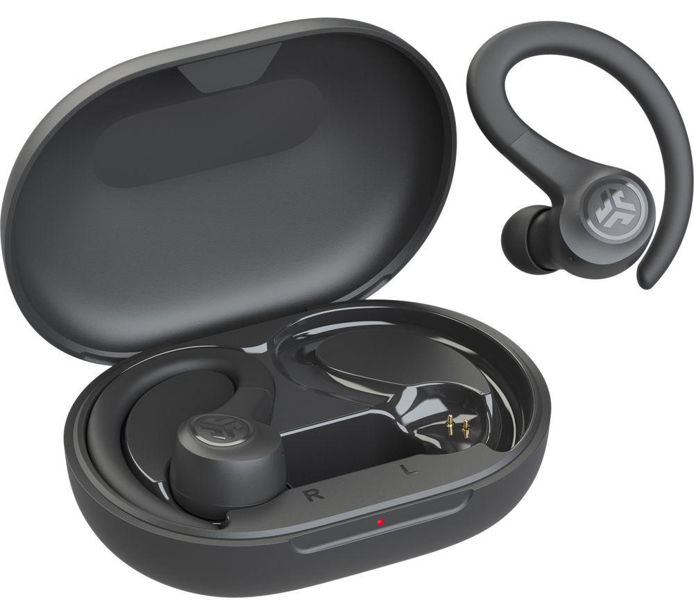 JLAB Go Air Sport Wireless Bluetooth Earbuds - Graphite, Black,Silver/Grey