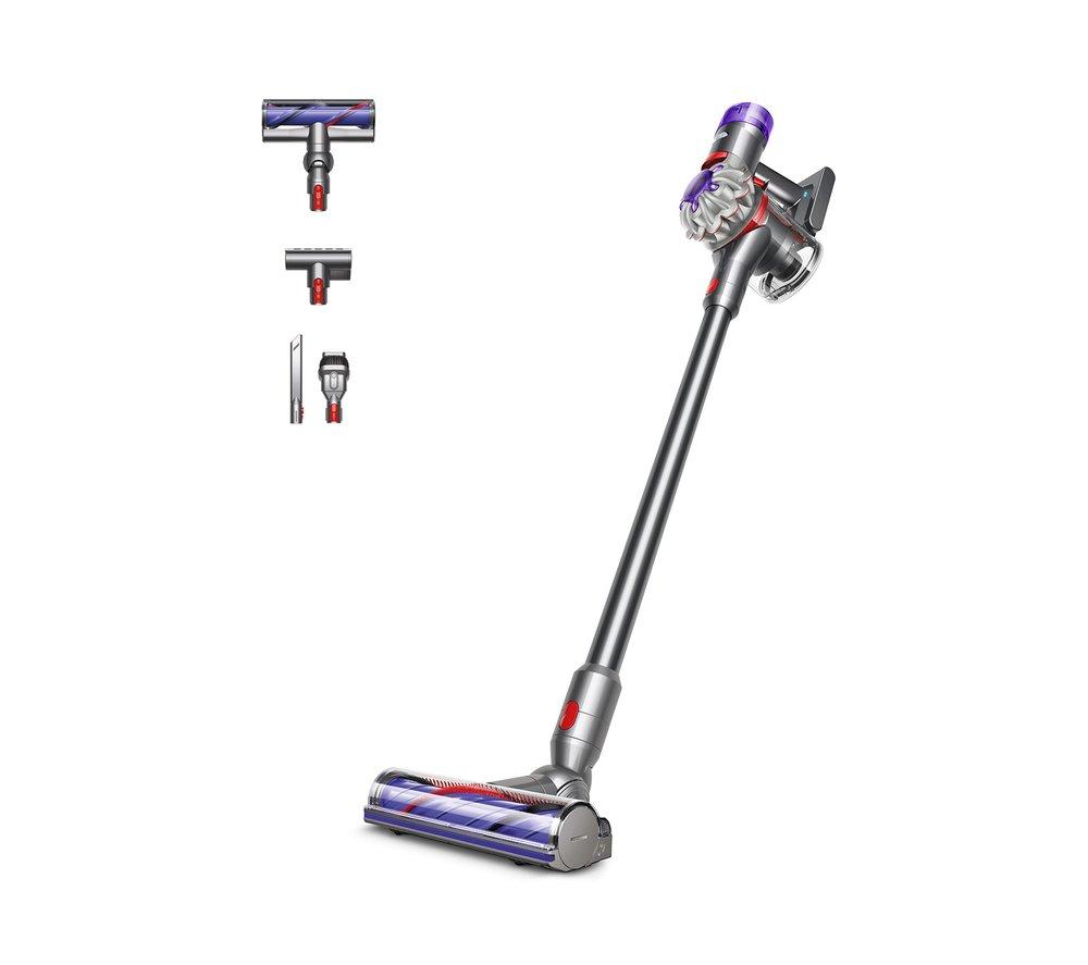 DYSON V8 Cordless Vacuum Cleaner - Silver & Nickel