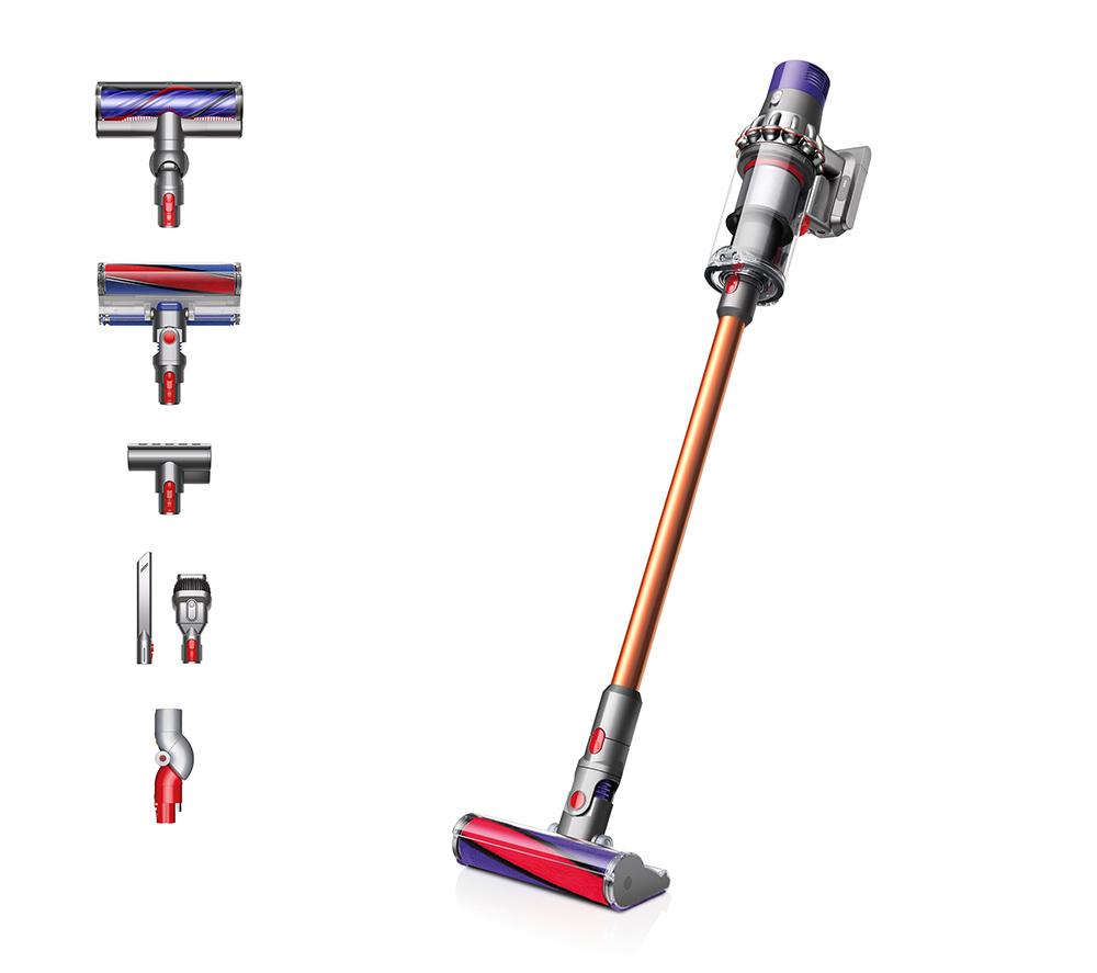 DYSON V10 Absolute Cordless Vacuum Cleaner – Nickel & Copper, Orange,Silver/Grey