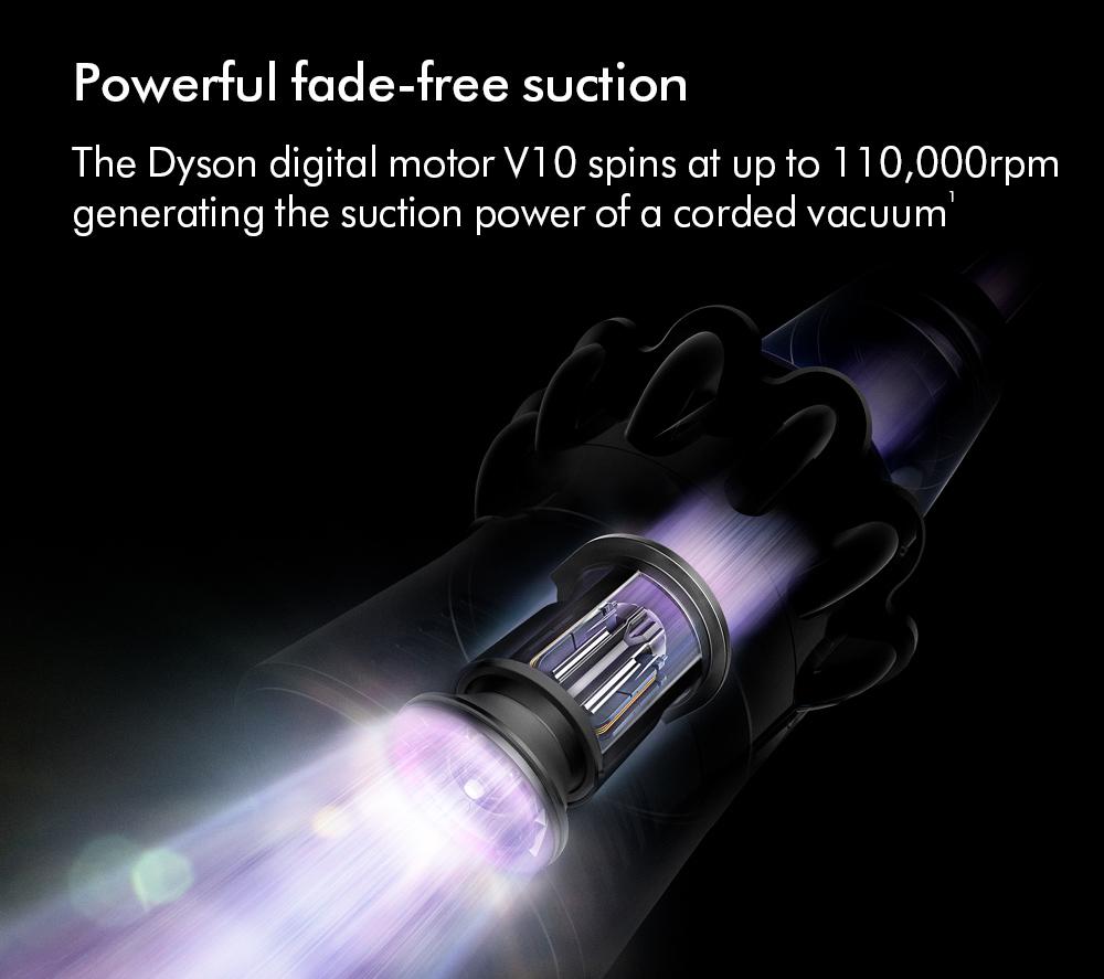 DYSON V10 Absolute Cordless Vacuum Cleaner - Nickel & Copper