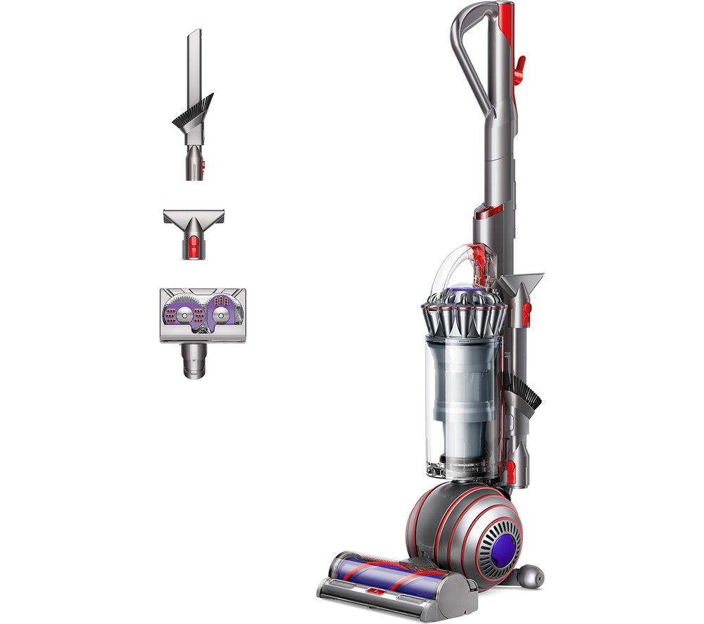 DYSON Ball Animal Upright Bagless Vacuum Cleaner - Nickel & Silver, Silver/Grey,Red,Blue