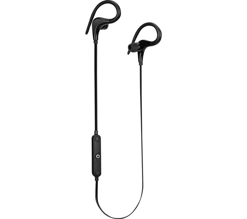 Image of GROOV-E Sport Clips Wireless Bluetooth Earphones - Black, Black