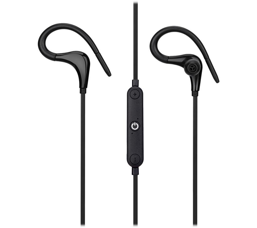 GROOV-E Sport Clips Wireless Bluetooth Earphones - Black image number 2 of 3