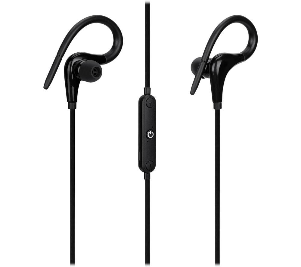 GROOV-E Sport Clips Wireless Bluetooth Earphones - Black image number 3 of 3