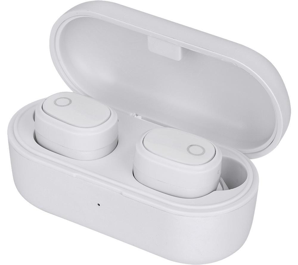 GROOV-E Music Buds Wireless Bluetooth Earbuds - White, White
