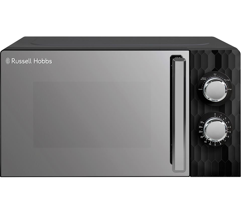 RUSSELL HOBBS Honeycomb RHMM715B Compact Solo Microwave - Black