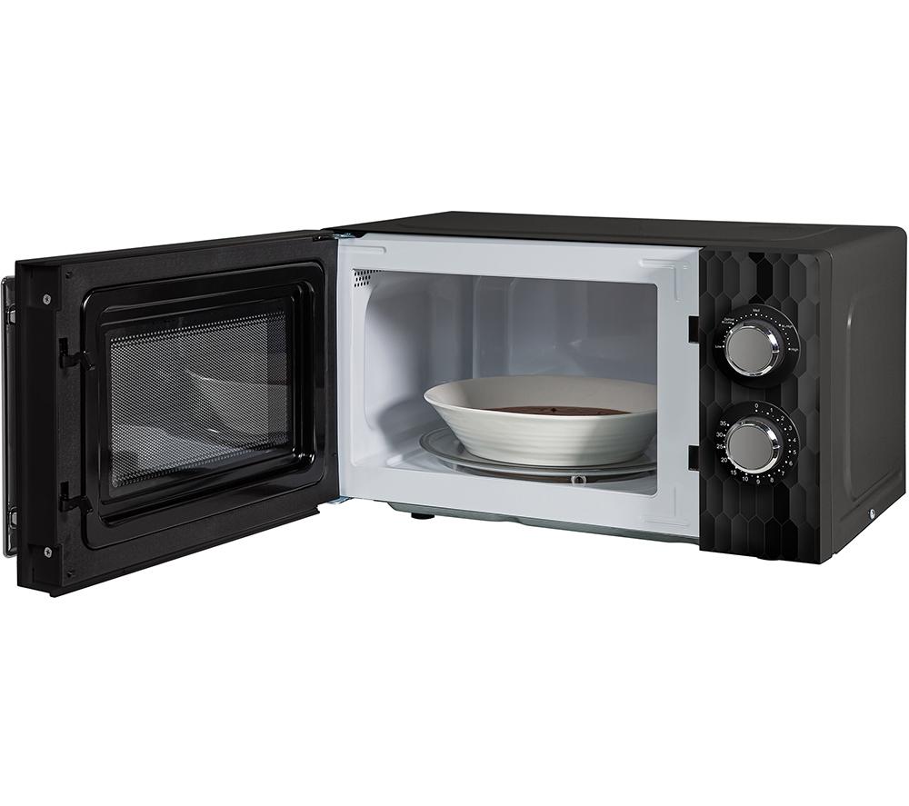 RUSSELL HOBBS Honeycomb RHMM715B Compact Solo Microwave - Black image number 9 of 11