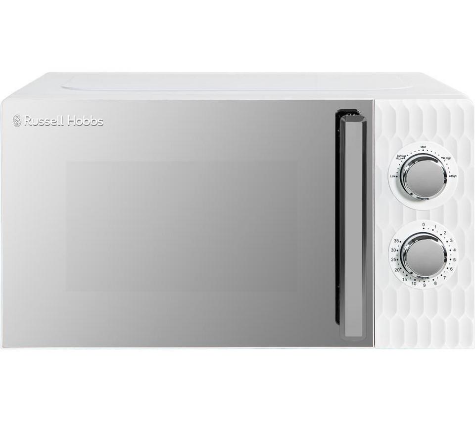 RUSSELL HOBBS Honeycomb RHMM715 Solo Microwave - White