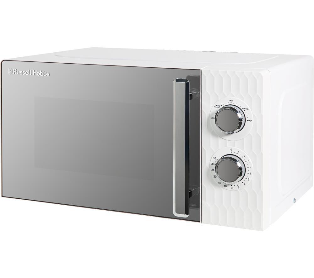 RUSSELL HOBBS Honeycomb RHMM715 Solo Microwave - White image number 2 of 11