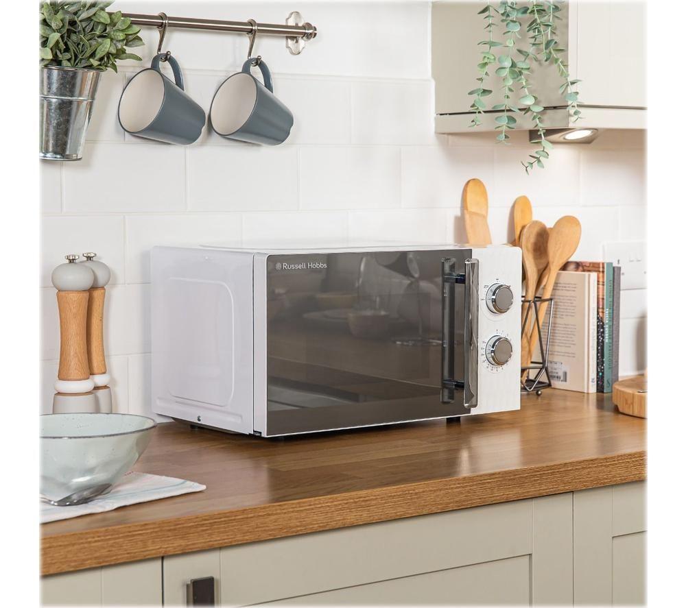 RUSSELL HOBBS Honeycomb RHMM715 Solo Microwave - White image number 6 of 11