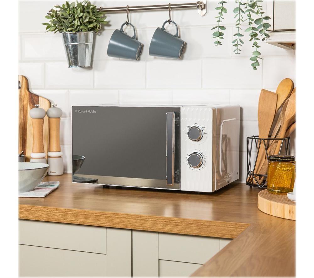 RUSSELL HOBBS Honeycomb RHMM715 Solo Microwave - White image number 7 of 11
