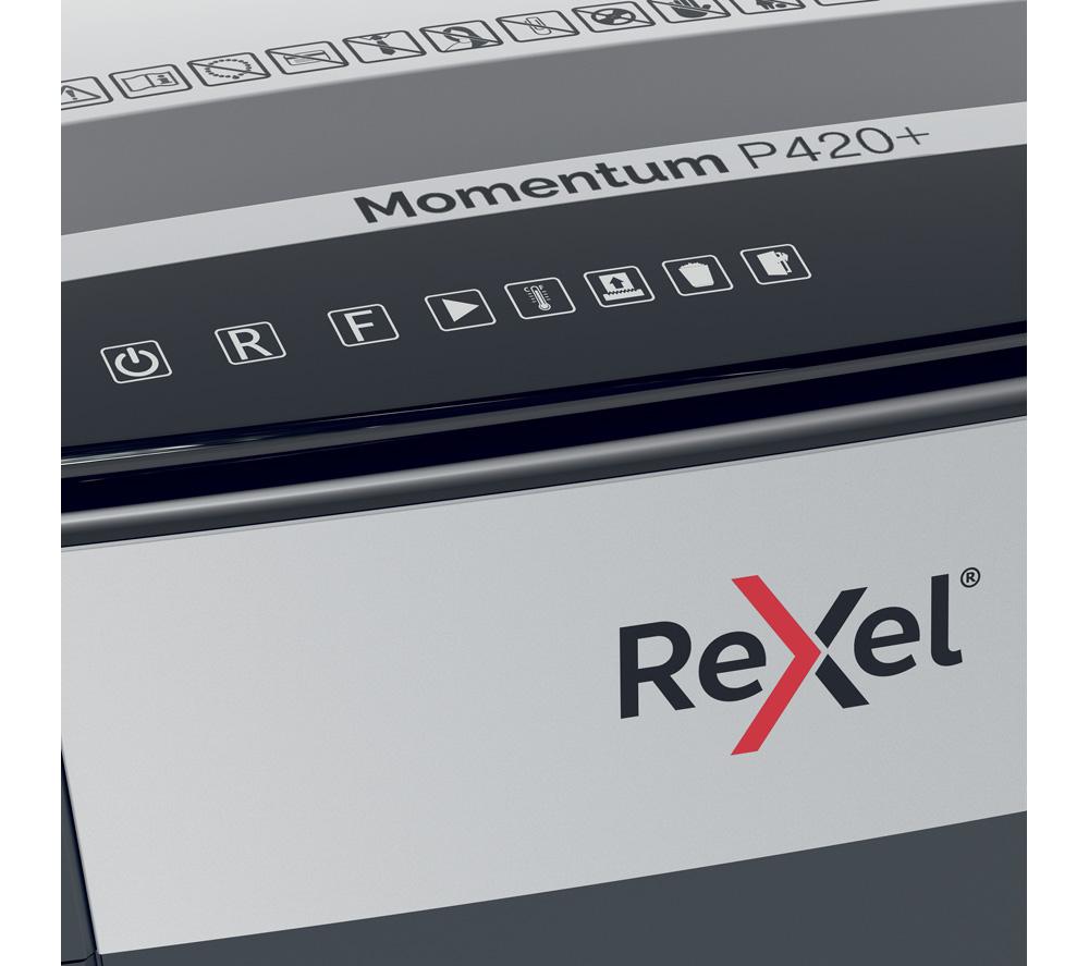 REXEL Momentum P420+ Cross Cut Paper Shredder image number 5 of 9