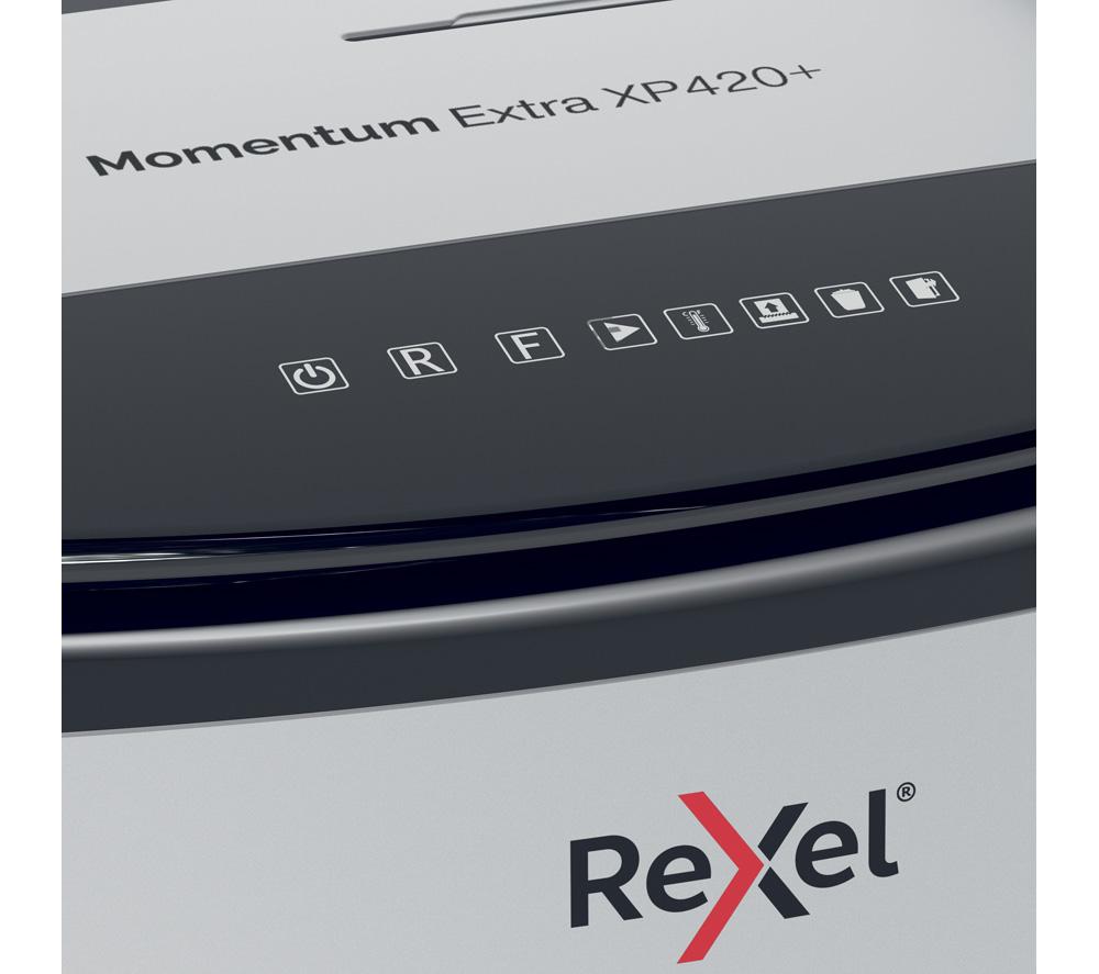REXEL Momentum Extra XP420+ Cross Cut Paper Shredder image number 4 of 8