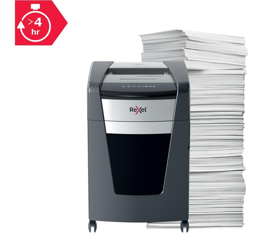 REXEL Momentum Extra XP420+ Cross Cut Paper Shredder image number 7 of 8