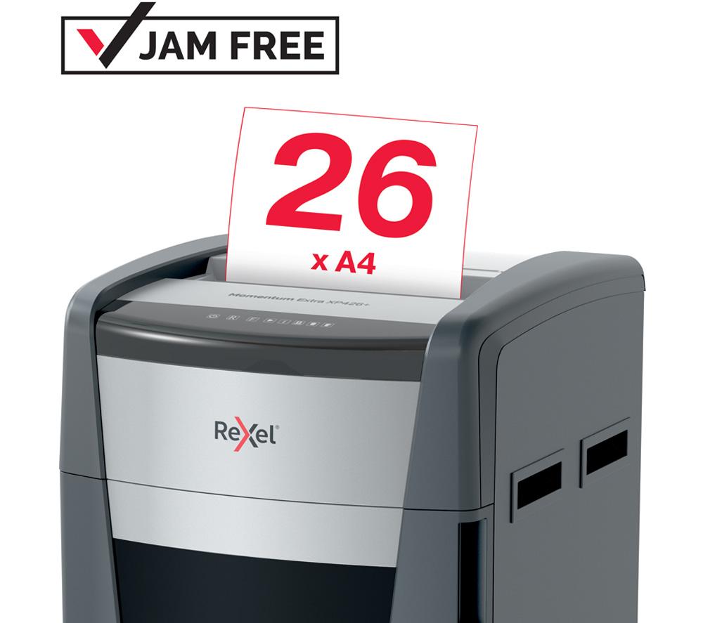 REXEL Momentum Extra XP426+ Cross Cut Paper Shredder image number 2 of 8