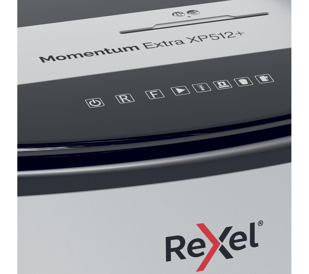 REXEL Momentum Extra XP512+ Micro Cut Paper Shredder image number 4 of 8