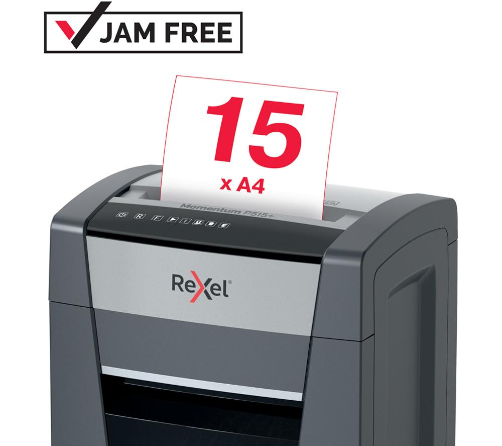 REXEL Momentum P515+ Micro Cut Paper Shredder image number 2 of 8