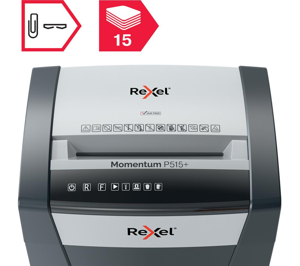 REXEL Momentum P515+ Micro Cut Paper Shredder image number 3 of 8