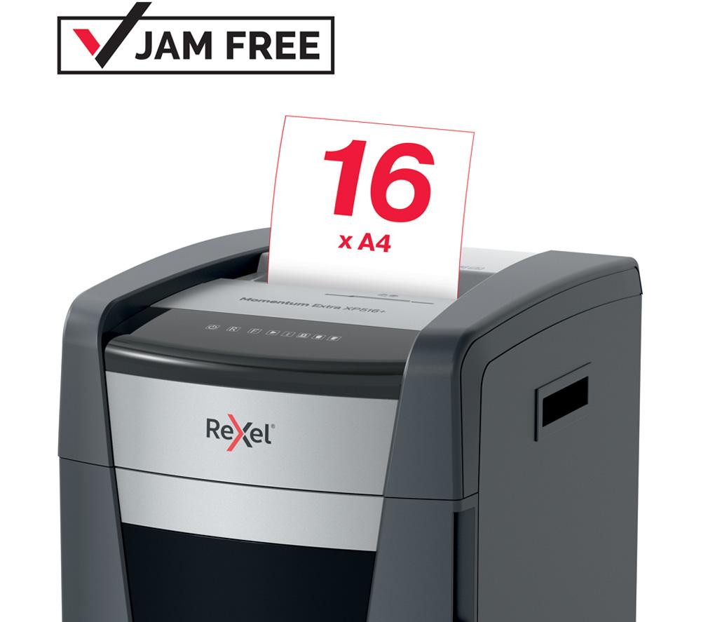 REXEL Momentum Extra XP516+ Micro Cut Paper Shredder image number 2 of 8