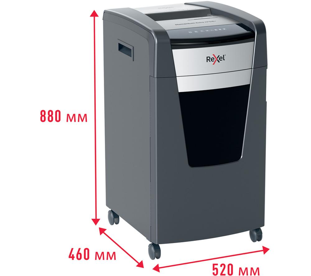 REXEL Momentum Extra XP516+ Micro Cut Paper Shredder image number 5 of 8