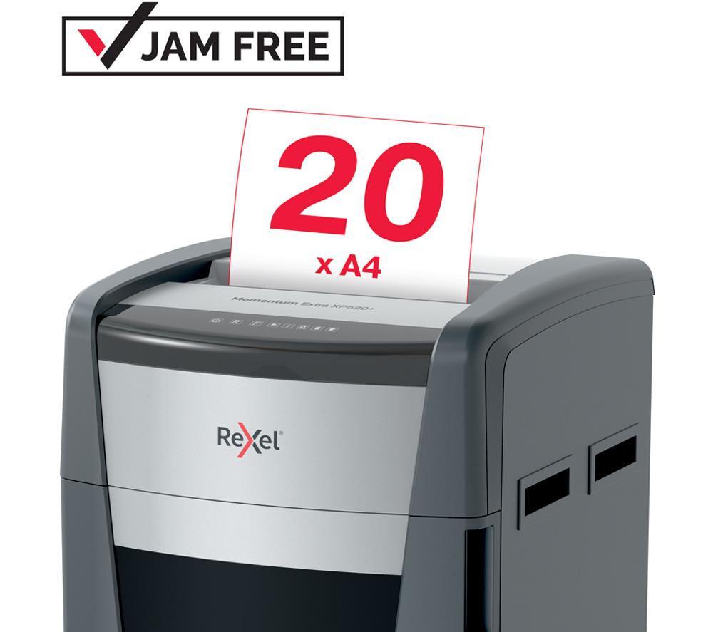 REXEL Momentum Extra XP520+ Micro Cut Paper Shredder image number 2 of 8