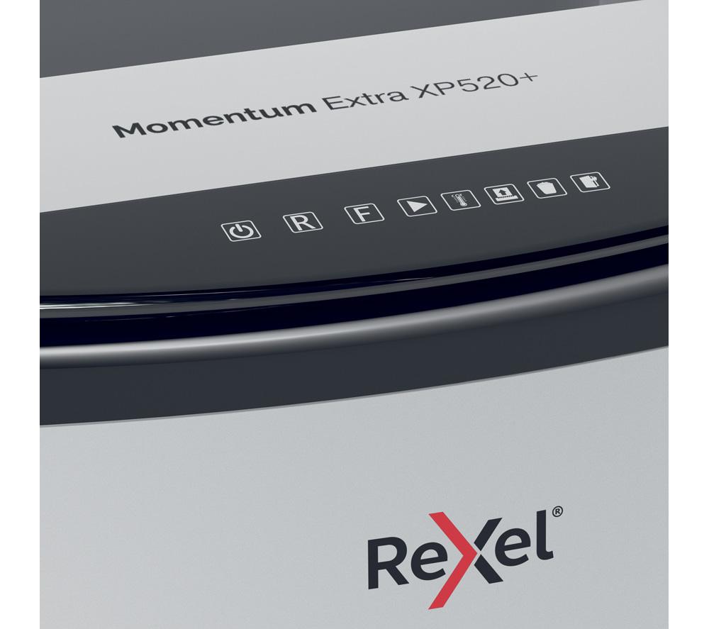 REXEL Momentum Extra XP520+ Micro Cut Paper Shredder image number 4 of 8