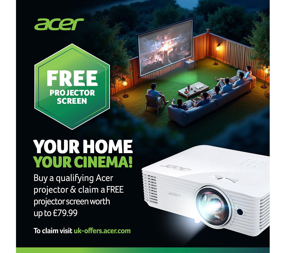 ACER Predator GM712 Smart 4K Ultra HD Gaming Projector image number 2 of 7