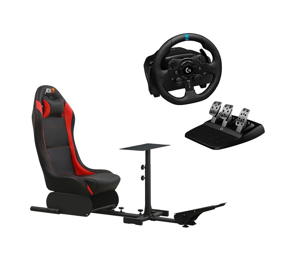 Playseat Alcantara Racing Seat Logitech G923 Trueforce Sim Racing Wheel