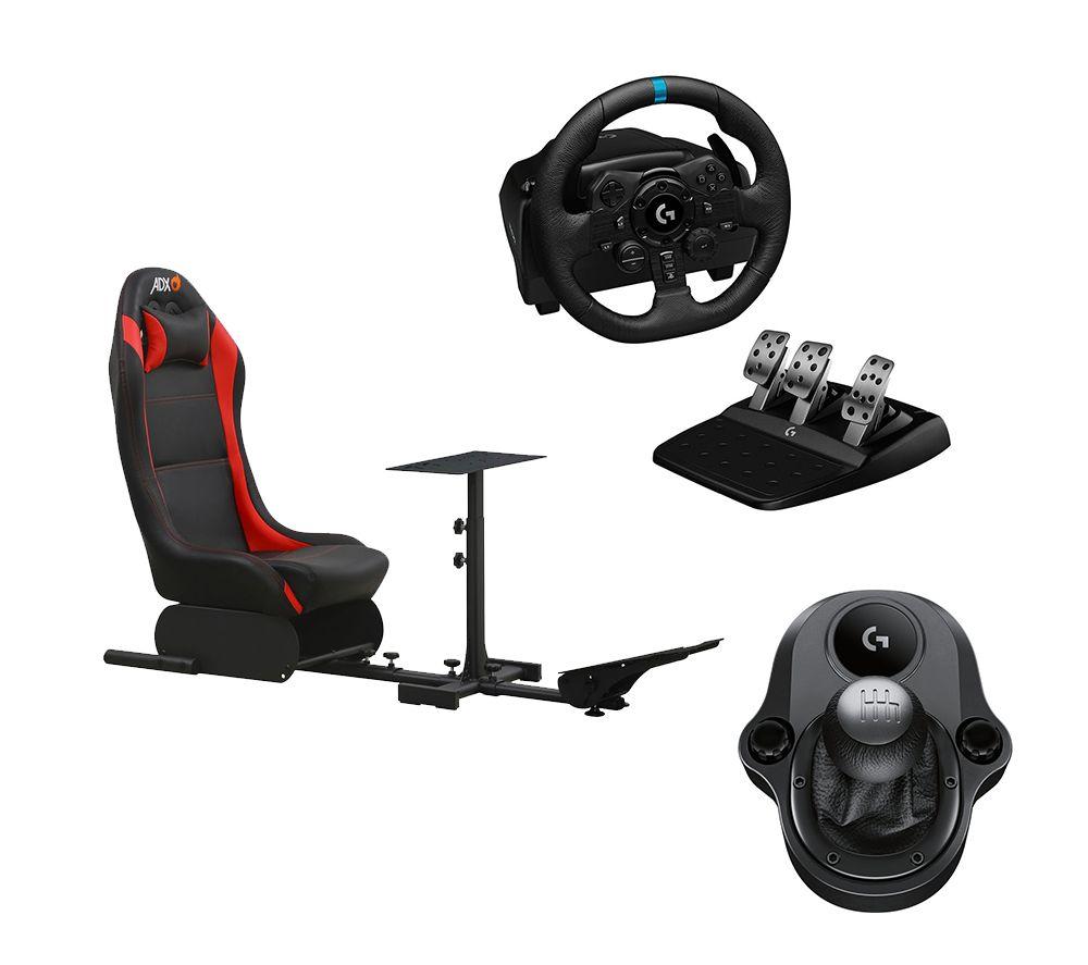 Playseat Alcantara Racing Seat Logitech G923 Trueforce Sim Racing Wheel