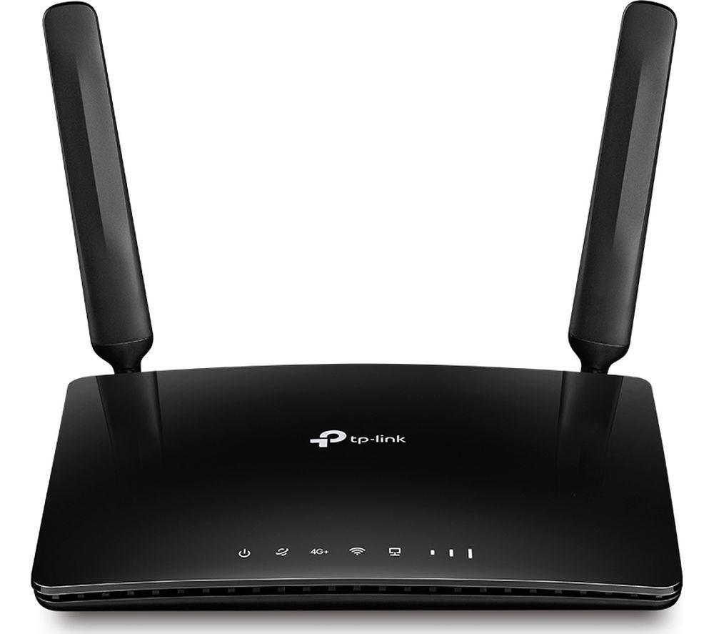 TP-Link AC1200 4G+ Cat6 Wireless Dual Band Gigabit Router, 4G/3G Network SIM Slot Unlocked, MU-MIMO technology, No Configuration required, Support Guest Network & Parental Control (Archer MR600)
