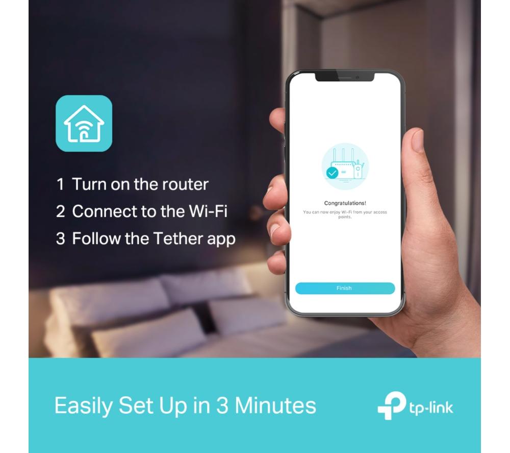 TP-LINK Archer AX73 WiFi Cable & Fibre Router - AX 5400, Dual-band image number 5 of 9