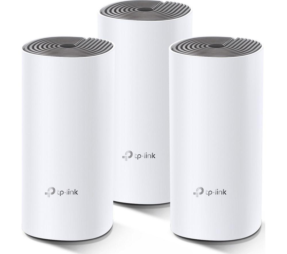 TP-LINK Deco E4 Whole Home WiFi System - Triple Pack, White