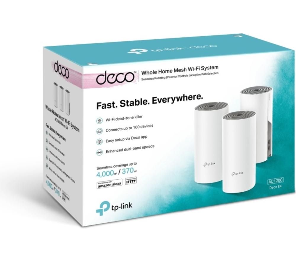 TP-LINK Deco E4 Whole Home WiFi System - Triple Pack image number 7 of 7