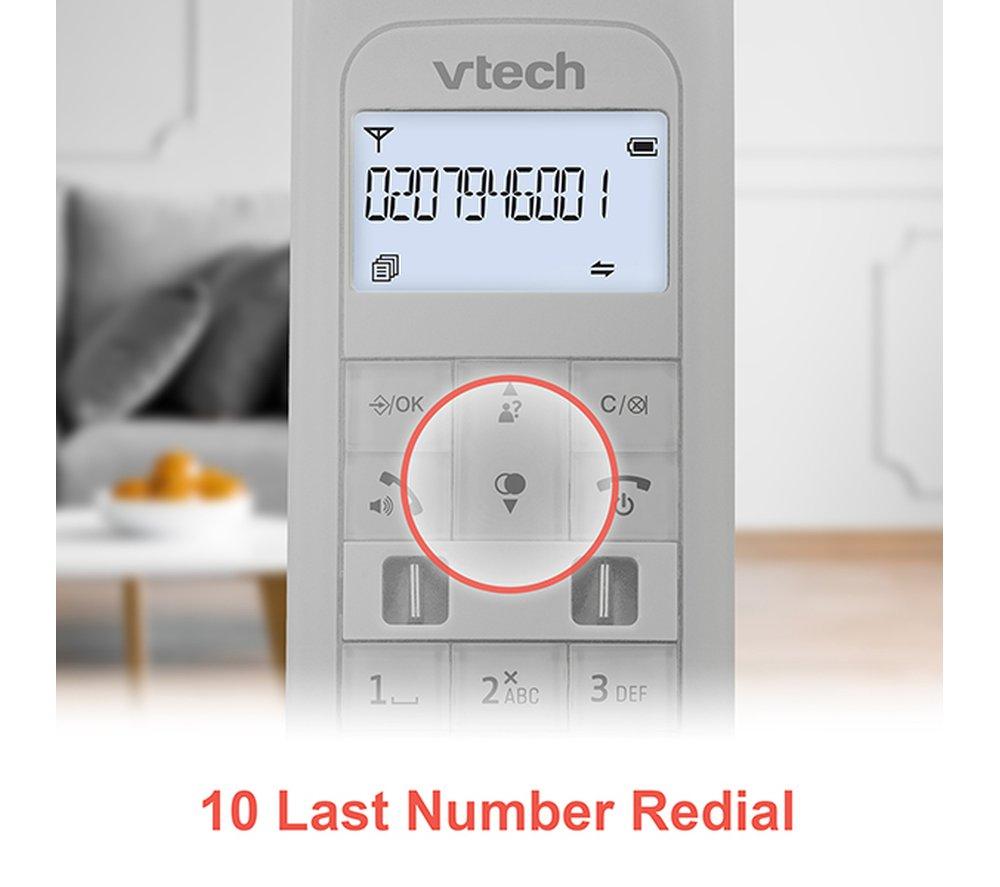 VTECH Designer LS1350 Cordless Phone - Black & White image number 4 of 11